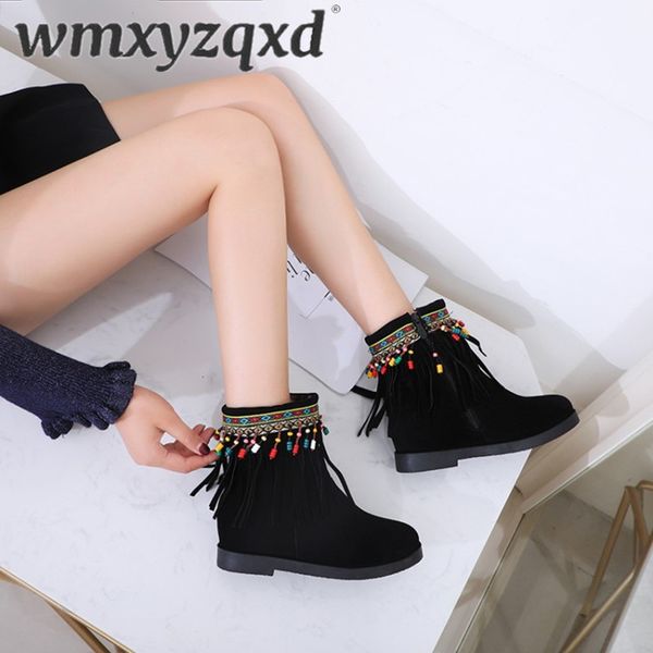 женщины сапоги голеностопного winter fashion fringe коротких плюшевые круглый toe высота lncreasing snow boots женщина комфортная пинетки wm, Black
женщины сапоги голеностопного winter fashion fringe коротких плюшевые круглый toe высота lncreasing snow boots женщина комфортная пинетки wm, Black