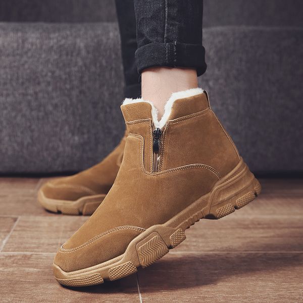 nice new men winter shoes snow fur boots keep warm plus velvet boots men sneakers casual shoes chaussures homme heren schoenen, Black
nice new men winter shoes snow fur boots keep warm plus velvet boots men sneakers casual shoes chaussures homme heren schoenen, Black