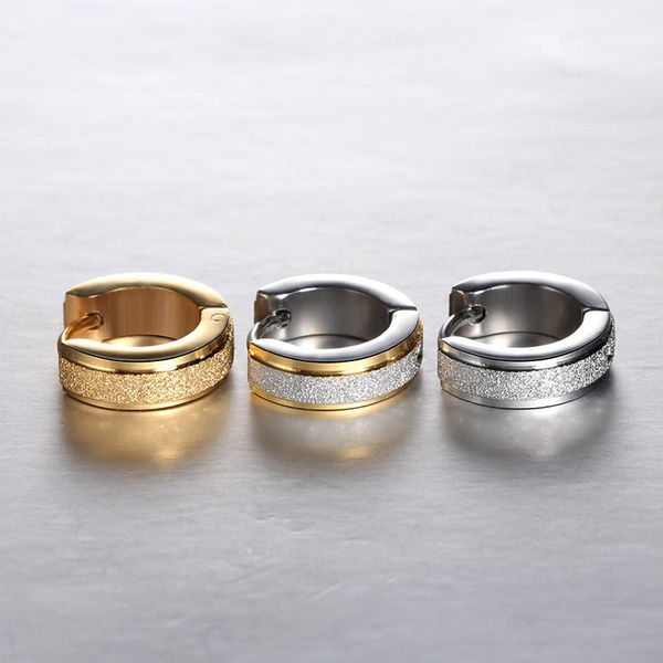 cr-153 anti-allergic titanium steel buckle earrings for women tide fashion stainless steel earring punk fashion jewelry, Golden;silver
cr-153 anti-allergic titanium steel buckle earrings for women tide fashion stainless steel earring punk fashion jewelry, Golden;silver