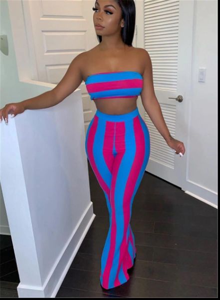 elegant women strapless off shoulder tank vest crop striped high waist loose wide leg pants trousers two pieces 2020, Gray
elegant women strapless off shoulder tank vest crop striped high waist loose wide leg pants trousers two pieces 2020, Gray