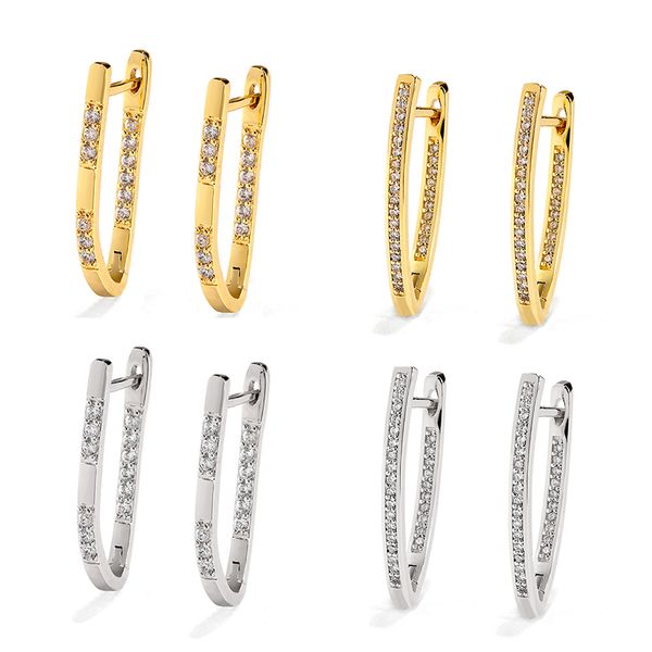 hoop & huggie uilz simple copper v shape stud earrings cubic zirconia gold silver color plated long korean for women gift ue2595, Golden;silver
hoop & huggie uilz simple copper v shape stud earrings cubic zirconia gold silver color plated long korean for women gift ue2595, Golden;silver