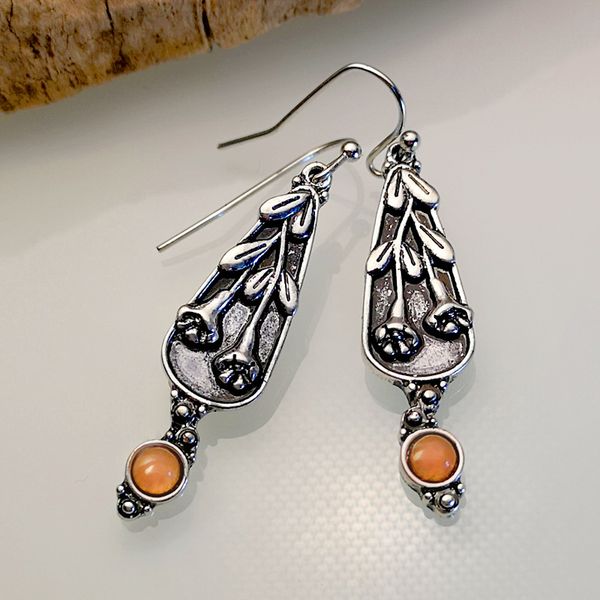 dangle & chandelier creative vine flowers salmon red coral drop earrings fashion retro women earring jewelry for female friend gift, Silver
dangle & chandelier creative vine flowers salmon red coral drop earrings fashion retro women earring jewelry for female friend gift, Silver