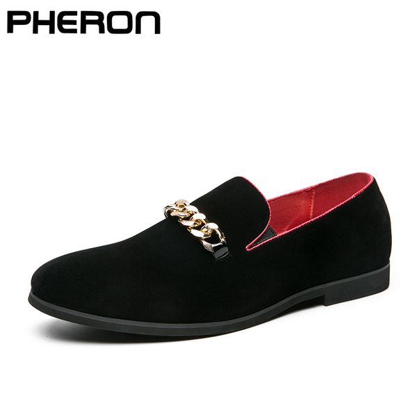 men casual shoes gold real personality italian dress shoes luxury office formal wedding original design retro loafers, Black
men casual shoes gold real personality italian dress shoes luxury office formal wedding original design retro loafers, Black