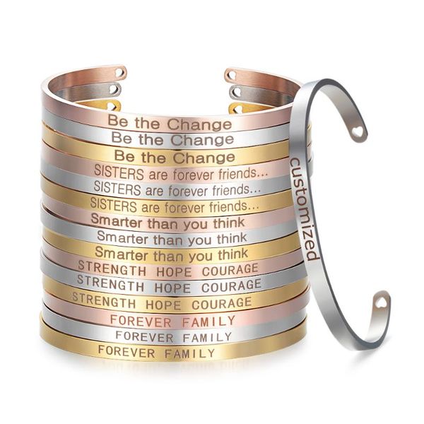 bangle stainless steel positive inspirational quote handmade cuff mantra bracelets for women gifts, Black
bangle stainless steel positive inspirational quote handmade cuff mantra bracelets for women gifts, Black