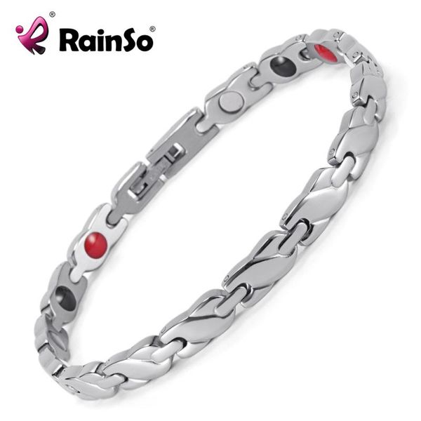 rainso новые женские украшения 4 здравоохранения элементы (магнитные, fir, германий, отрицательные ионы) из нержавеющей стали 316l браслет о, Black
rainso новые женские украшения 4 здравоохранения элементы (магнитные, fir, германий, отрицательные ионы) из нержавеющей стали 316l браслет о, Black
