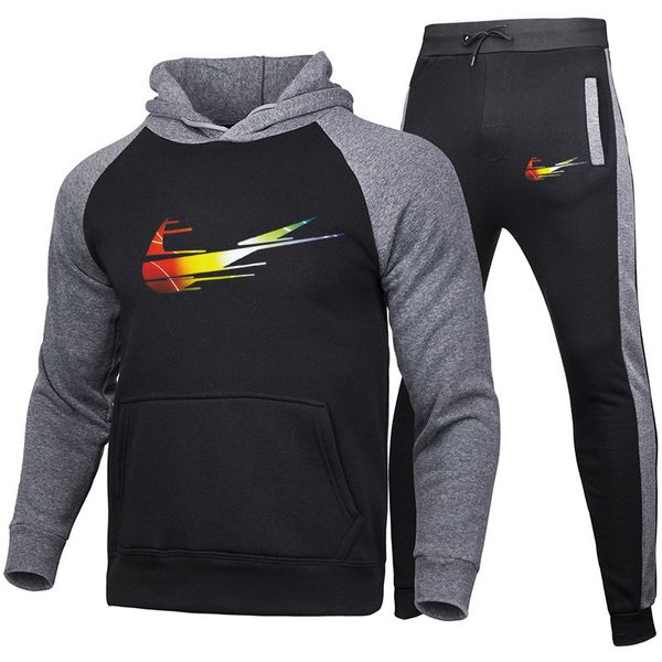 basketball sportswear new men's autumn and winter fashion patchwork hoodie + sports pants, women's winter jackets, a variety of op, Black
basketball sportswear new men's autumn and winter fashion patchwork hoodie + sports pants, women's winter jackets, a variety of op, Black