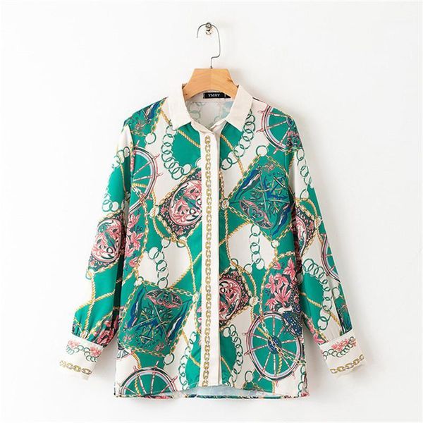 long sleeve irregular printed shirts casual single breasted womens luxury womens designer spring shirts fashion, White
long sleeve irregular printed shirts casual single breasted womens luxury womens designer spring shirts fashion, White
