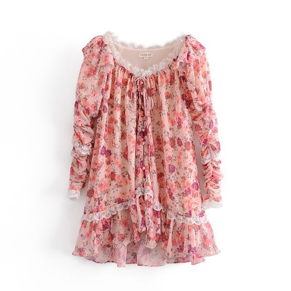 2020 designer clothing a line long sleeve fall women's dresses fall new women's fashion show thin flower print chiffon ruffled dre, Black;gray
2020 designer clothing a line long sleeve fall women's dresses fall new women's fashion show thin flower print chiffon ruffled dre, Black;gray