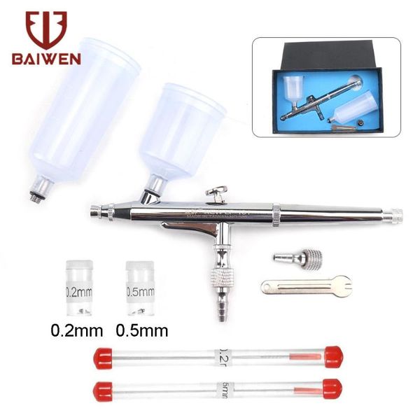 20cc 40cc airbrush spray gun gravity feed double action air brush set 0.2mm 0.3mm 0.5mm cake tattoo nail art diy tool
20cc 40cc airbrush spray gun gravity feed double action air brush set 0.2mm 0.3mm 0.5mm cake tattoo nail art diy tool