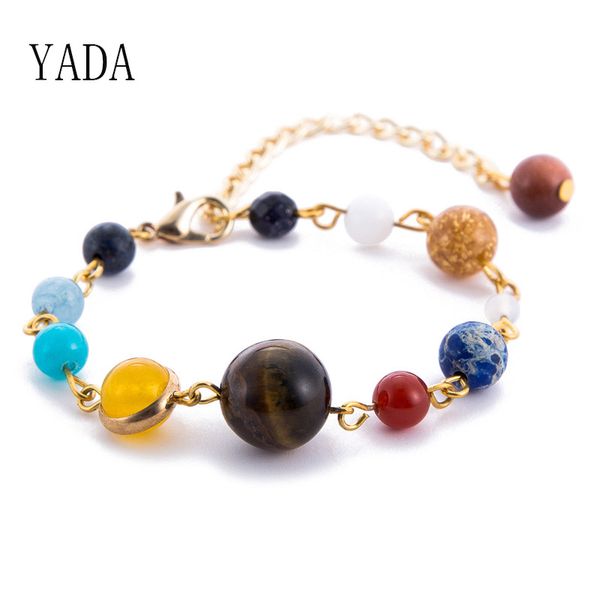 YADA Gifts 8 Planets Bead Bracelets&Bangles For Men Natural Stone Bracelet Universe Yoga Chakra Solar System Bracelet BT200048, Golden;silver
YADA Gifts 8 Planets Bead Bracelets&Bangles For Men Natural Stone Bracelet Universe Yoga Chakra Solar System Bracelet BT200048, Golden;silver