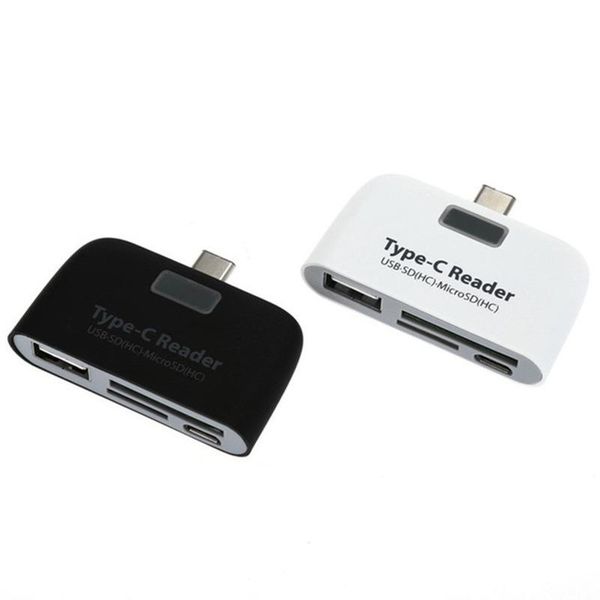 usb hub type-c 4 in 1 memory card reader adapter usb micro usb tf sd card type c hub otg for macbook tablet
usb hub type-c 4 in 1 memory card reader adapter usb micro usb tf sd card type c hub otg for macbook tablet