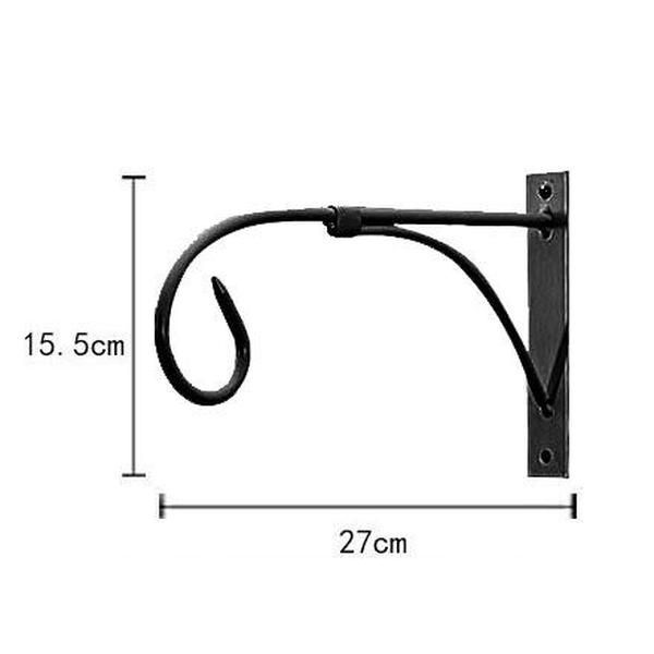 wrought iron wall hook for hanging lantern bird feeder wind chime flower pot basket downcurled hanging plant bracket screw mount
wrought iron wall hook for hanging lantern bird feeder wind chime flower pot basket downcurled hanging plant bracket screw mount