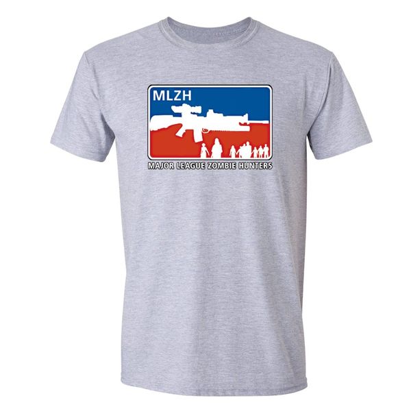 2019 new men's mlzh t-shirt rifle gun american major league zombie hunters sniper army military summer fashion
2019 new men's mlzh t-shirt rifle gun american major league zombie hunters sniper army military summer fashion
