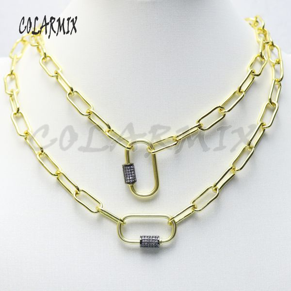 chains 5strands big oval shape pendants necklace lock neklcace fashion jewelry accessories for women mot fade color 50979, Silver
chains 5strands big oval shape pendants necklace lock neklcace fashion jewelry accessories for women mot fade color 50979, Silver