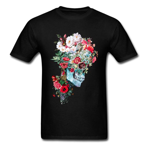 men t-shirt flower skull 2018 fashion tee shirt short sleeve black street wear hipster rock n roll custom group
men t-shirt flower skull 2018 fashion tee shirt short sleeve black street wear hipster rock n roll custom group