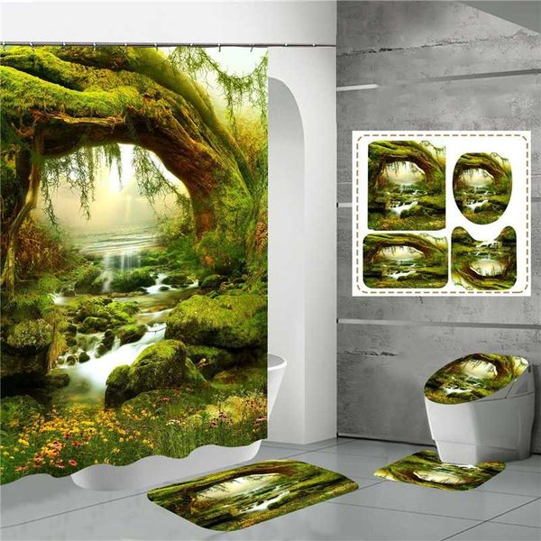 3d shower curtain landscape pattern bath curtains set with mat for bathroom waterproof bathtub screen forest moon decor dw337
3d shower curtain landscape pattern bath curtains set with mat for bathroom waterproof bathtub screen forest moon decor dw337