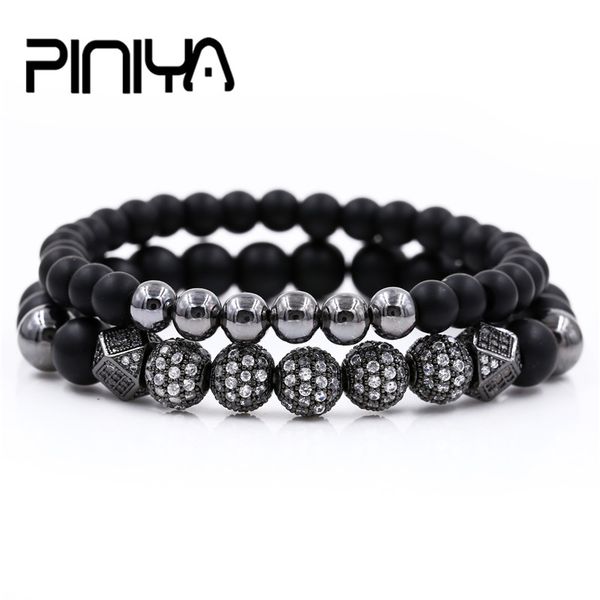 bead bracelets sets for men women 2pcs/set 8/6mm black matte stone beaded pave cz ball polygon charm couple bracelet jewelry, Golden;silver
bead bracelets sets for men women 2pcs/set 8/6mm black matte stone beaded pave cz ball polygon charm couple bracelet jewelry, Golden;silver