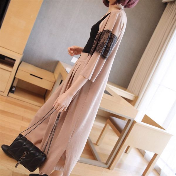 women's trench coats outer cardigan spring clothes 2021 loose knitted jacket shawl summer thin long-sleeved sun protection clothing k64, Tan;black
women's trench coats outer cardigan spring clothes 2021 loose knitted jacket shawl summer thin long-sleeved sun protection clothing k64, Tan;black