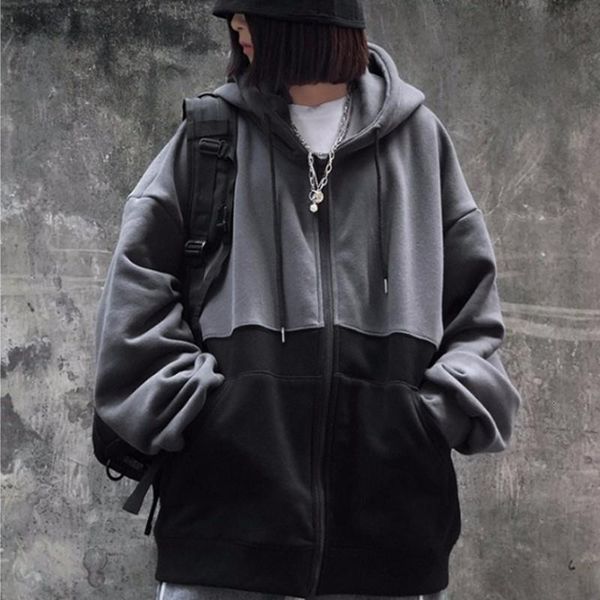 women autumn hooded sweatshirt solid color street style female loose long sleeve hoodie sweatshirt hooded pullover roupas femini, Black
women autumn hooded sweatshirt solid color street style female loose long sleeve hoodie sweatshirt hooded pullover roupas femini, Black