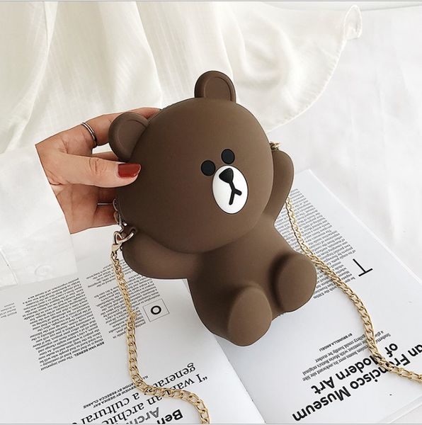 2020 news fashion luxury cartoon bear silica gel shoulder bags zipper soft clutch purses and handbags handbags women bags chain crossbody
2020 news fashion luxury cartoon bear silica gel shoulder bags zipper soft clutch purses and handbags handbags women bags chain crossbody