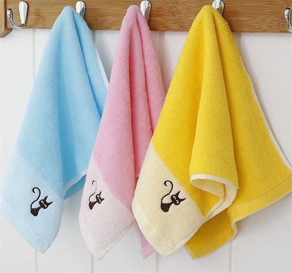 25x50cm 100% cotton child kids baby hand face towel embroidered cartoon black cat bathroom soft small washcloth
25x50cm 100% cotton child kids baby hand face towel embroidered cartoon black cat bathroom soft small washcloth