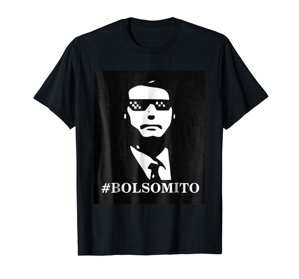 bolsomito bolsonaro president 2019 funny black t-shirt hip-hop tee shirt