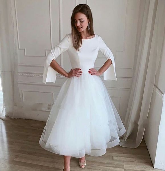 длина chic линия свадебные платья jewel шеи с длинными рукавами свадебные платья чай тюль свадебное платье сшитое, White
длина chic линия свадебные платья jewel шеи с длинными рукавами свадебные платья чай тюль свадебное платье сшитое, White