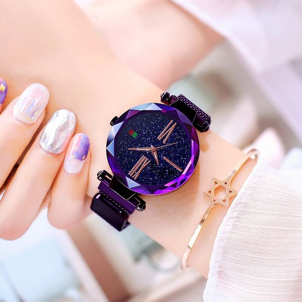 elegant purple women watches starry sky fashion lady quartz clock magnet buckle casual business party girls gift wristwatch, Slivery;brown
elegant purple women watches starry sky fashion lady quartz clock magnet buckle casual business party girls gift wristwatch, Slivery;brown