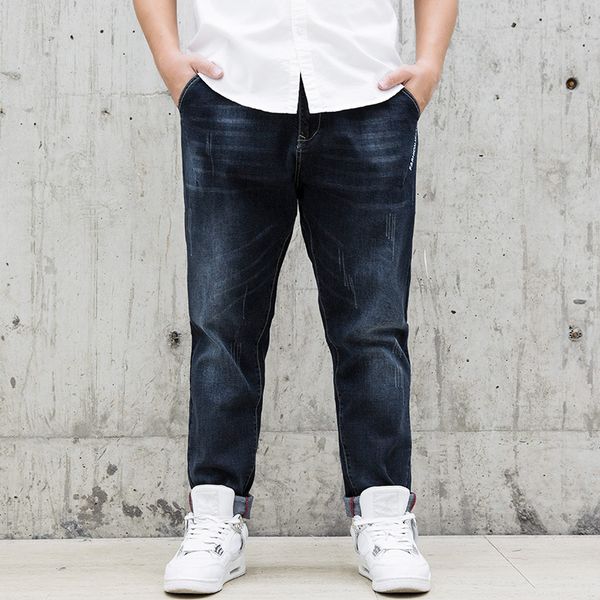 fat brother big size jeans men's plus-sized elastic straight pants spring loose fat one product dropshipping, Blue
fat brother big size jeans men's plus-sized elastic straight pants spring loose fat one product dropshipping, Blue