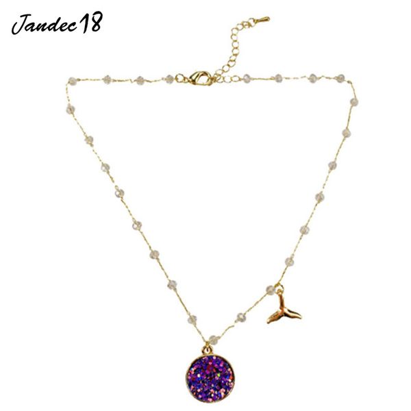pendant necklaces alloy mermaid collars exquisite choker aesthetic clavicle chain charm crystal necklace women jewelry accessories, Silver
pendant necklaces alloy mermaid collars exquisite choker aesthetic clavicle chain charm crystal necklace women jewelry accessories, Silver