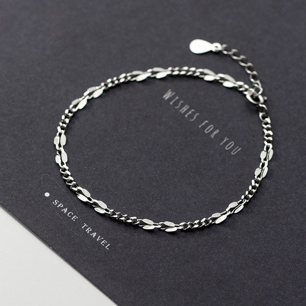 modian new arrive 925 sterling silver minimalism twist bracelet for women trendy link chain bracelet korea style fine jewelry, Golden;silver
modian new arrive 925 sterling silver minimalism twist bracelet for women trendy link chain bracelet korea style fine jewelry, Golden;silver