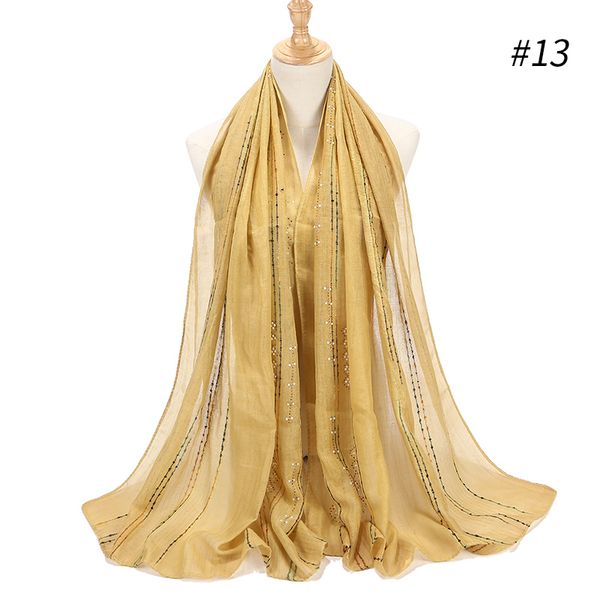 scarves 2021 design luxury women scarf pearl scarfs rhinestone hijab shawls wrap solid color muslim 15 colors, Blue;gray
scarves 2021 design luxury women scarf pearl scarfs rhinestone hijab shawls wrap solid color muslim 15 colors, Blue;gray