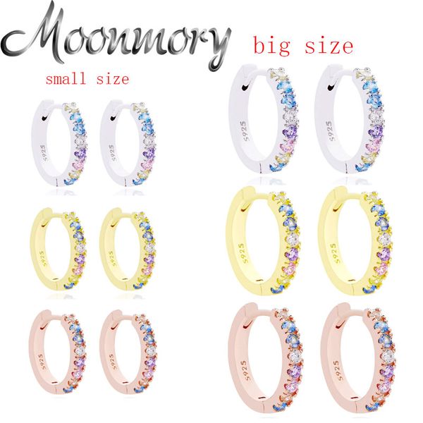 hoop & huggie moonmory 925 sterling silver rainbow cz small huggies earrings for women luxury trendy female big circle earring jewelry, Golden;silver
hoop & huggie moonmory 925 sterling silver rainbow cz small huggies earrings for women luxury trendy female big circle earring jewelry, Golden;silver