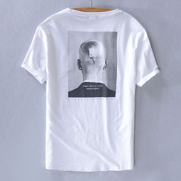 european and american men's printed linen short sleeve t-shirt art fan cotton hemp leisure half-sleeve t-shirt
european and american men's printed linen short sleeve t-shirt art fan cotton hemp leisure half-sleeve t-shirt