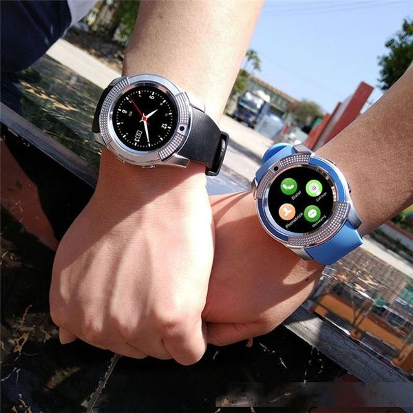 8 colors v8 smart watch phone bluetooth 3.0 ips hd full circle display mtk6261d smartwatch for android system smartphone in box
8 colors v8 smart watch phone bluetooth 3.0 ips hd full circle display mtk6261d smartwatch for android system smartphone in box