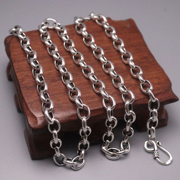 s925 sterling silver necklace women men luck oval bead chain link necklace 6mmw 24inch 29-31g
s925 sterling silver necklace women men luck oval bead chain link necklace 6mmw 24inch 29-31g