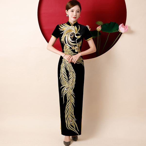 catwalk cheongsam long high-end elegant clothing cheongsam clothingcostume 2020 new gold velvet chinese style young temperament slimming nha, Black;gray
catwalk cheongsam long high-end elegant clothing cheongsam clothingcostume 2020 new gold velvet chinese style young temperament slimming nha, Black;gray