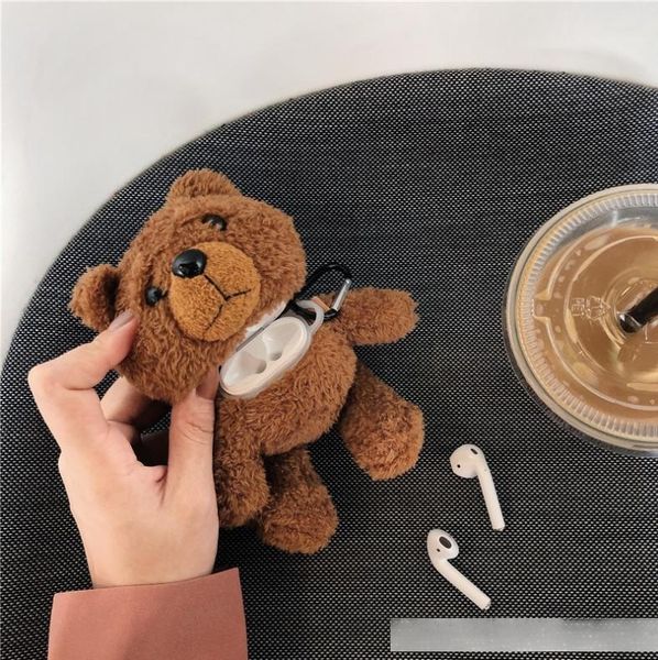 cartoon plush teddy bear protector for airpods 1/2 3 pro plush bear protector wireless bluetooth headset storage box
cartoon plush teddy bear protector for airpods 1/2 3 pro plush bear protector wireless bluetooth headset storage box