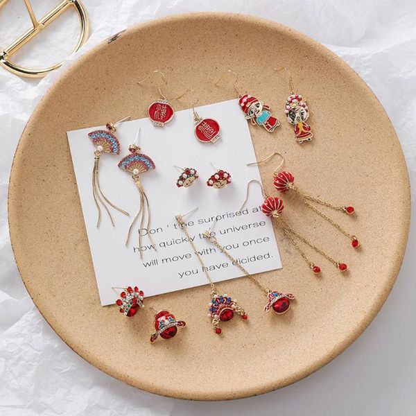 2020 new simple girl earrings ethnic peking opera face imitation pearl drop earrings for women fashion jewelry accessories, Silver
2020 new simple girl earrings ethnic peking opera face imitation pearl drop earrings for women fashion jewelry accessories, Silver