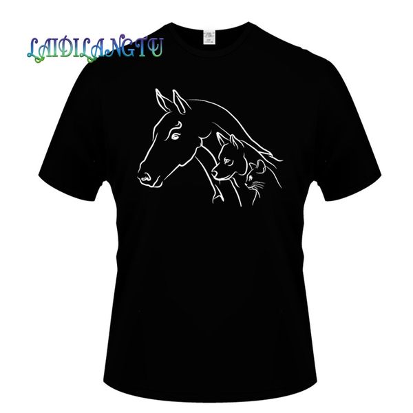 new animal horse dog cat fashion short-sleeved cotton t-shirt men bottoming shirt solid color casual clothes male & tees
new animal horse dog cat fashion short-sleeved cotton t-shirt men bottoming shirt solid color casual clothes male & tees