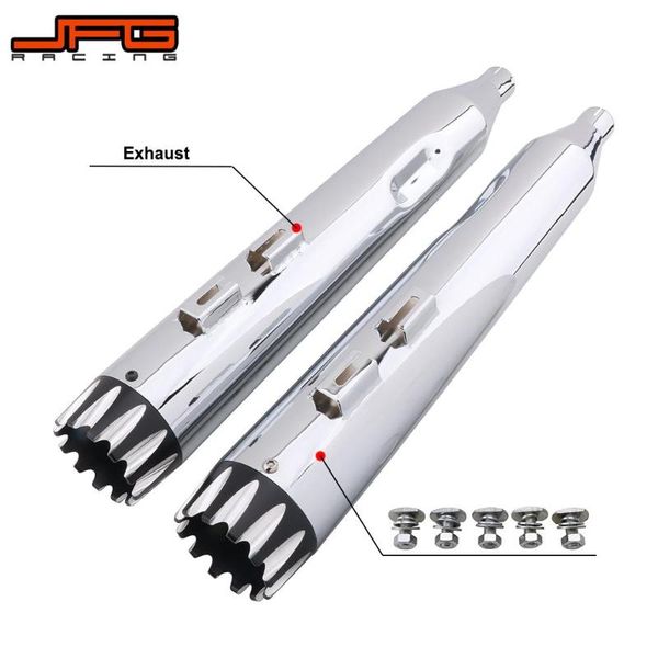 motorcycle 4" exhaust pipes mufflers slip-on for 1995-2020 touring models baggers street electra road glide road king
motorcycle 4" exhaust pipes mufflers slip-on for 1995-2020 touring models baggers street electra road glide road king