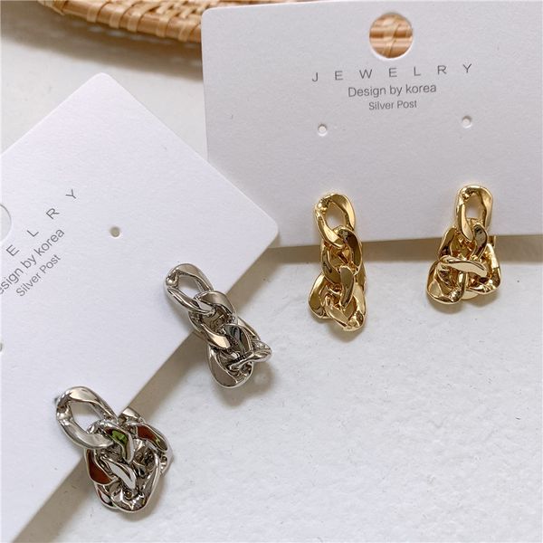stud gold chain earrings for women fashion jewelry elegant piercing earings korean ladies ear ring gifts, Golden;silver
stud gold chain earrings for women fashion jewelry elegant piercing earings korean ladies ear ring gifts, Golden;silver