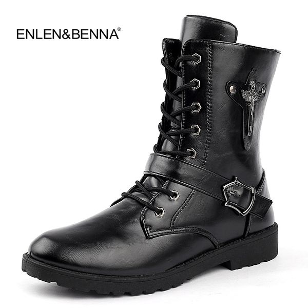 2020 autumn punk ankle boots men fashion pu leather lace-up motorcycle boots black vintage high buckle shoes man ankle
2020 autumn punk ankle boots men fashion pu leather lace-up motorcycle boots black vintage high buckle shoes man ankle