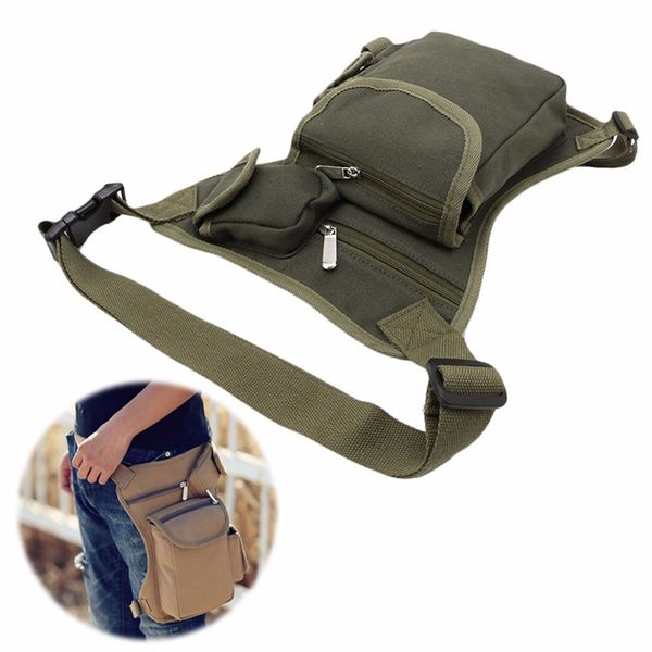 portable men's waist bag tactical belt pack canvas thigh leg drop travel riding motorcycle multifunctional bag
portable men's waist bag tactical belt pack canvas thigh leg drop travel riding motorcycle multifunctional bag