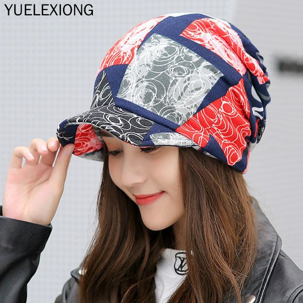 2020 women's slouch hip hop skullies hats cotton print short brim scarf dual-use caps winter female warm beanies bonnet cap, Blue;gray
2020 women's slouch hip hop skullies hats cotton print short brim scarf dual-use caps winter female warm beanies bonnet cap, Blue;gray