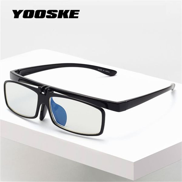 sunglasses yooske flip up reading glasses men women anti blue light eyeglasses computer gaming goggles eyewear makeup design high quality, White;black 
sunglasses yooske flip up reading glasses men women anti blue light eyeglasses computer gaming goggles eyewear makeup design high quality, White;black