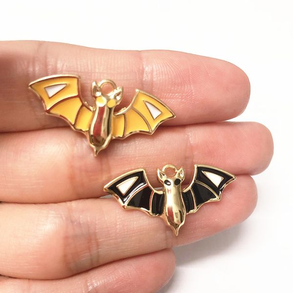 charms 10pcs/pack bat enamel metal golden pendants earring diy fashion jewelry accessories 28*15mm, Bronze;silver
charms 10pcs/pack bat enamel metal golden pendants earring diy fashion jewelry accessories 28*15mm, Bronze;silver