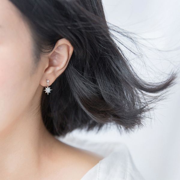 modian clear crystal cz stars dangle earrings fashion 925 sterling silver drop earing for women wedding fashion jewelry gifts, Golden;silver
modian clear crystal cz stars dangle earrings fashion 925 sterling silver drop earing for women wedding fashion jewelry gifts, Golden;silver