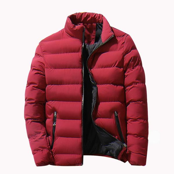 men's cotton p winter jacket jacket men's warm jacket men's solid color stand-up collar zipper thick coat down p, Black
men's cotton p winter jacket jacket men's warm jacket men's solid color stand-up collar zipper thick coat down p, Black