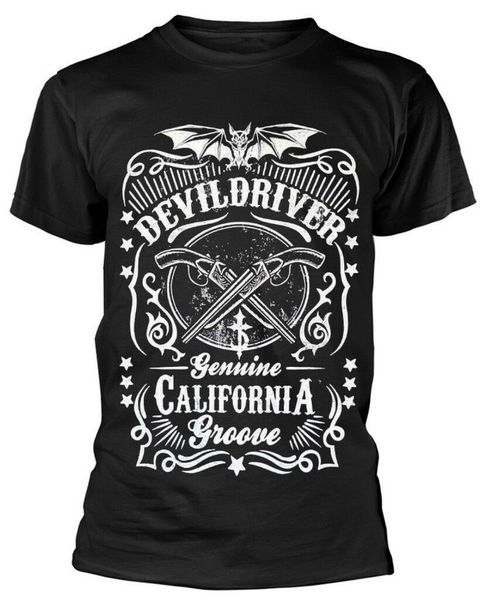 devildriver 'california groove' t-shirt new cotton tee shirt custom print